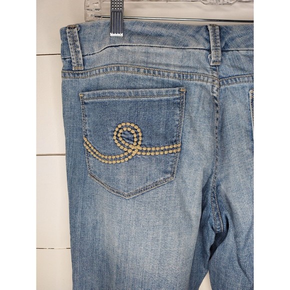 Seven7 Jeans Women's 31 Blue Light Wash Boot Cut Jeans - Picture 4 of 13